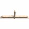 Ekena Millwork Eugene Smooth Timber Gable Bracket, Douglas Fir, 84"W x 28"H x 5 1/2"D x 5 1/2"F, 8/12 Pitch GBW084X28X0606EUG00SDF - alternate 2